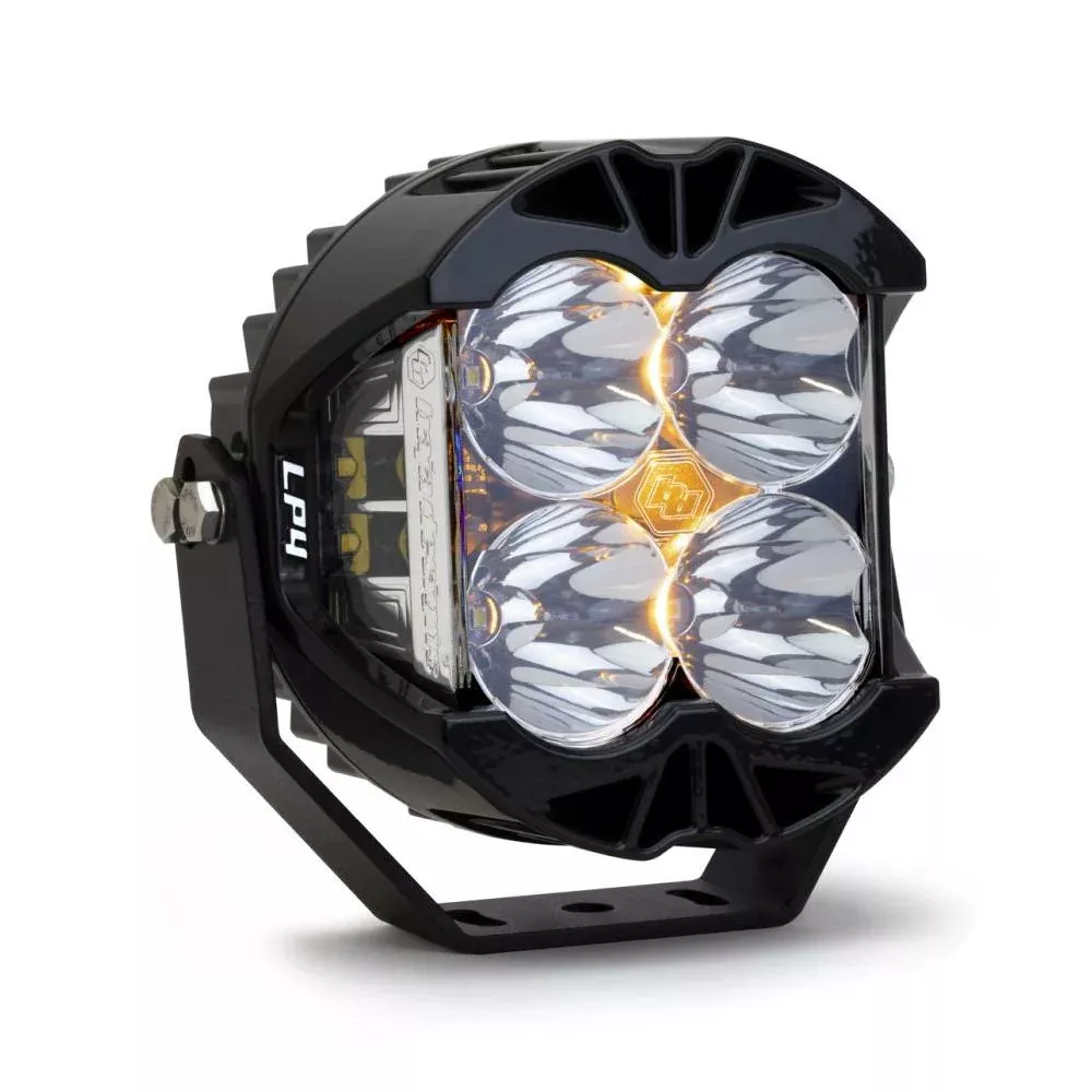 Baja Designs Auxiliary LED Light Pod Each Baja Amber Backlight LP4 Pro Series Spot Pattern Clear Lens Universal 290001