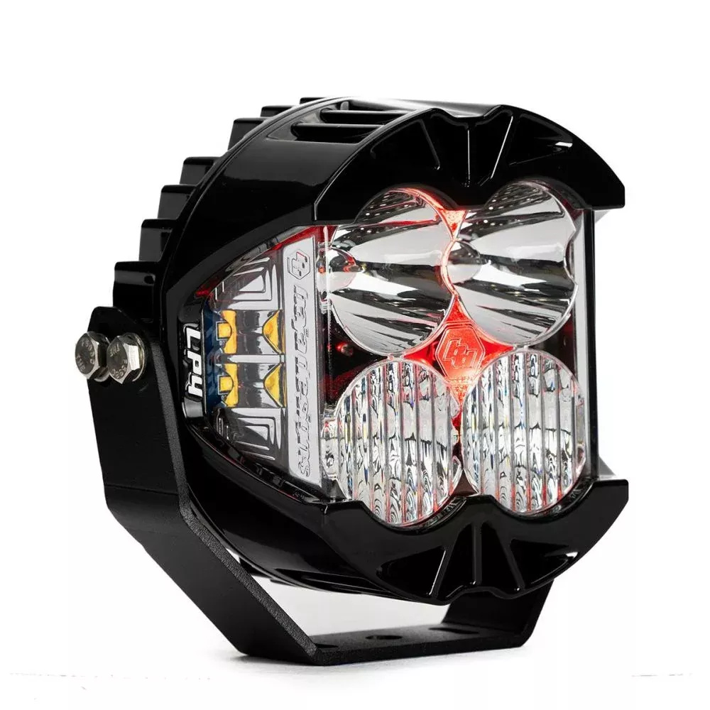 Baja Designs Auxiliary LED Light Pod Each Red Backlight LP4 Pro Series Driving/Combo Pattern Clear Lens Universal 290014