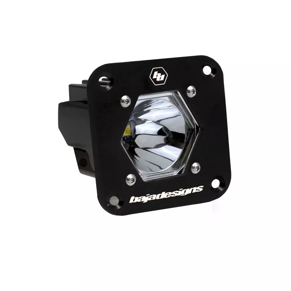 Baja Designs Auxiliary LED Light Pod Each S1 Series Spot Pattern Clear Lens Universal 507086