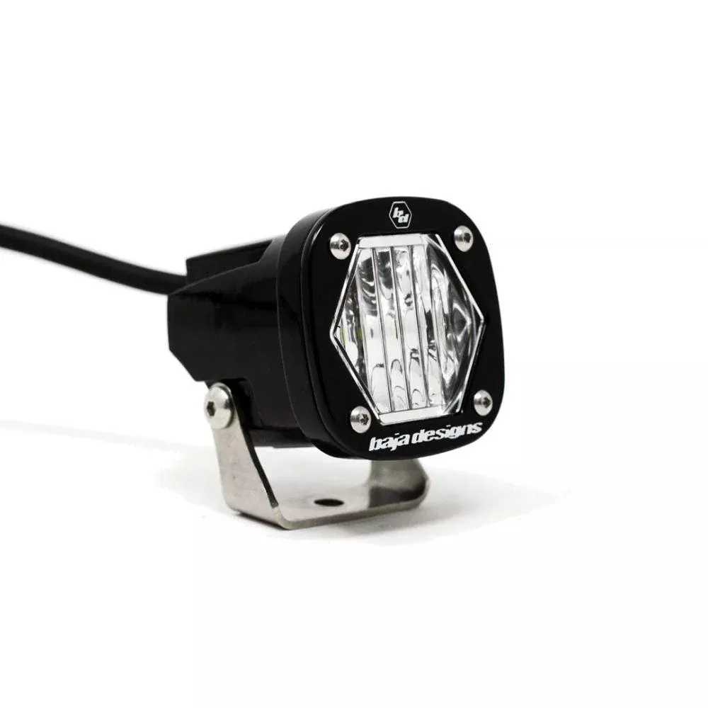 Baja Designs Auxiliary LED Light Pod Each S1 Series Wide Cornering Pattern Clear Lens Universal 381005