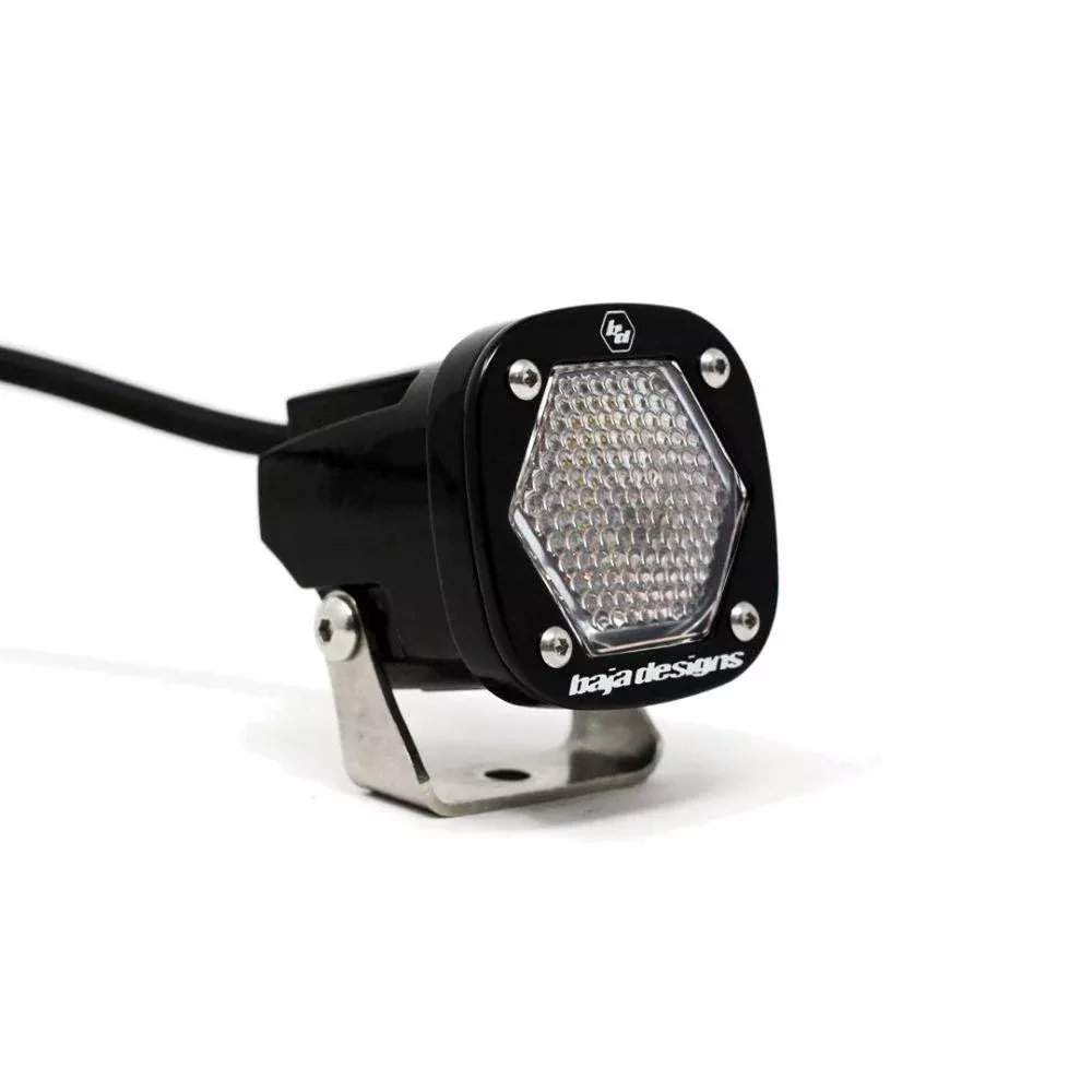 Baja Designs Auxiliary LED Light Pod Each S1 Series Work/Scene Pattern Clear Lens Universal 380006