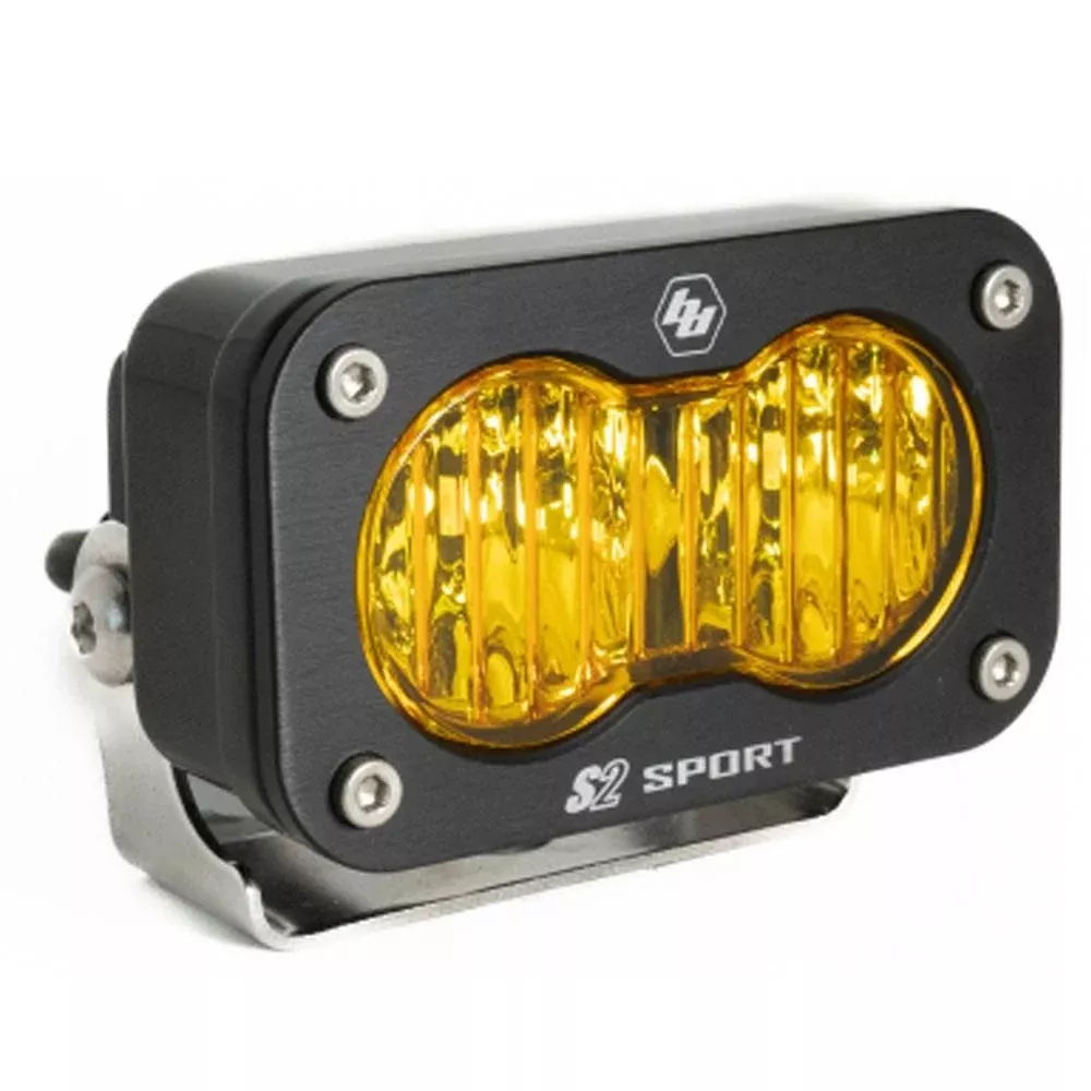 Baja Designs Auxiliary LED Light Pod Each S2 Sport Series Wide Cornering Pattern Clear Lens Universal 540005