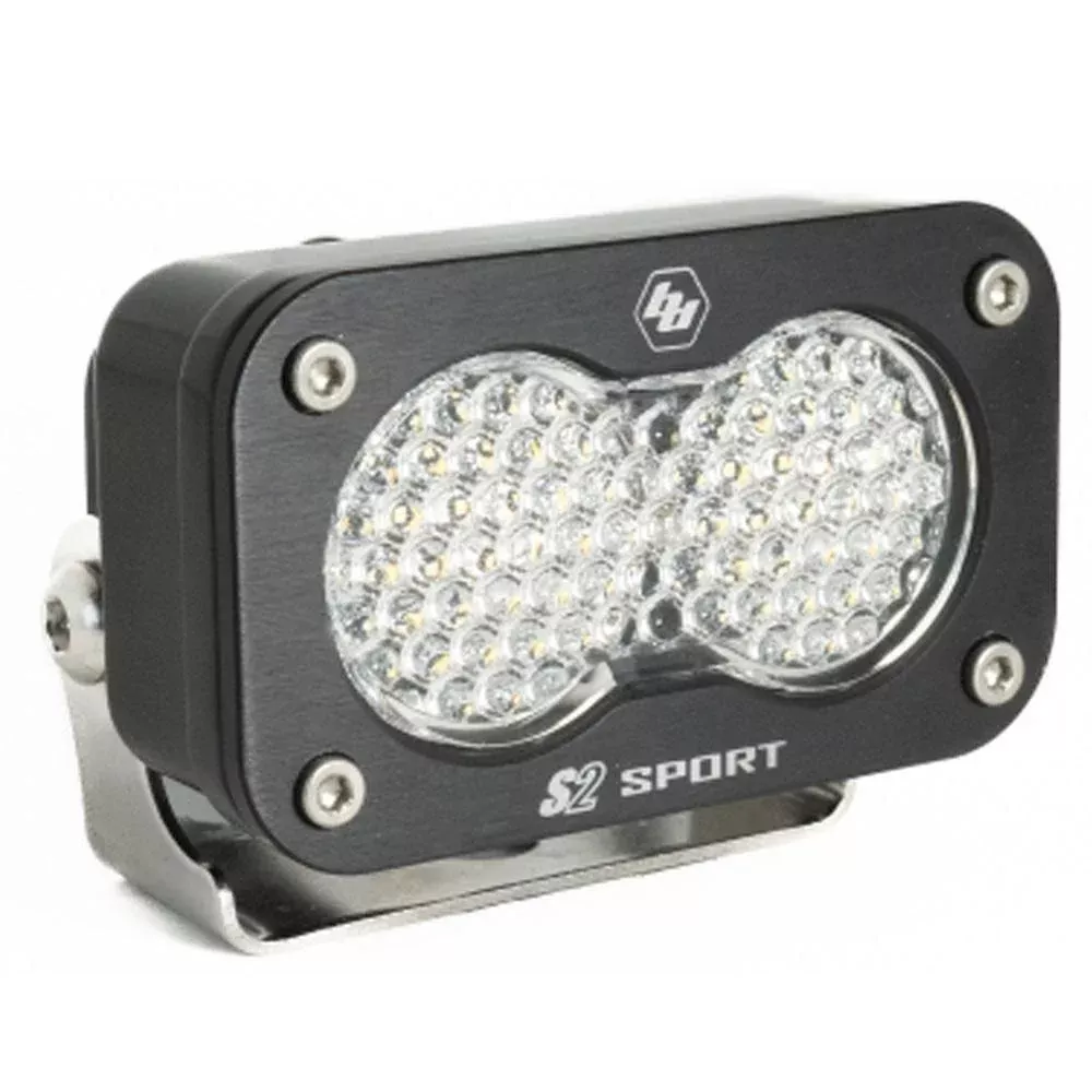Baja Designs Auxiliary LED Light Pod Each S2 Sport Series Work/Scene Pattern Clear Lens Universal 540006