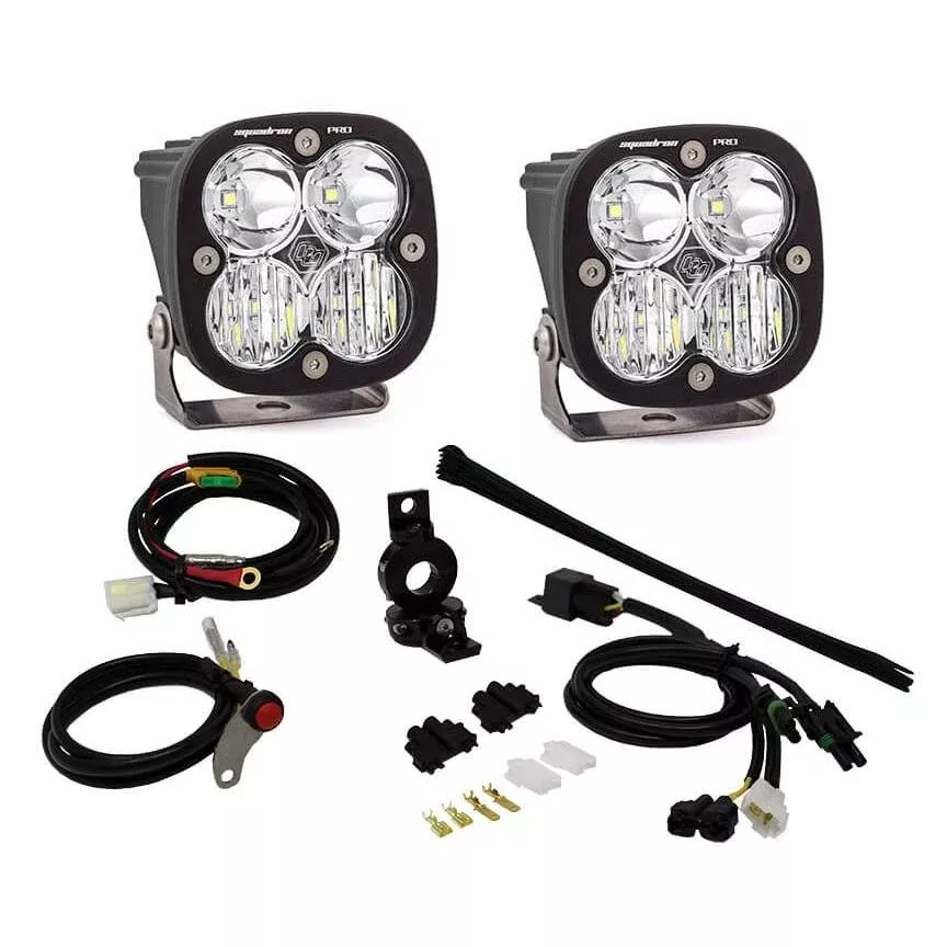 Baja Designs Auxiliary LED Light Pod Each Squadron Pro Series Driving/Combo Pattern Clear Lens 497053