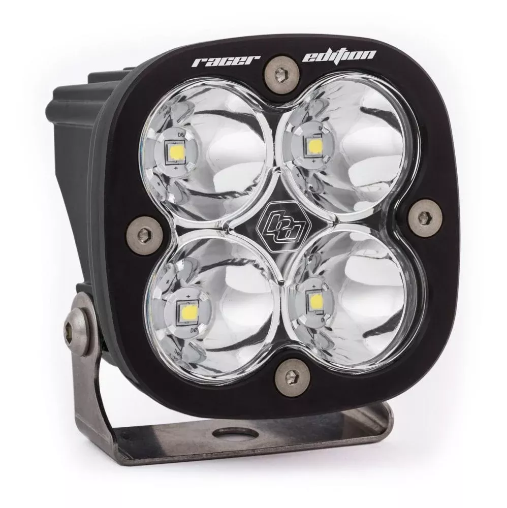 Baja Designs Auxiliary LED Light Pod Each Squadron Racer Series Spot Pattern Clear Lens Universal 720001