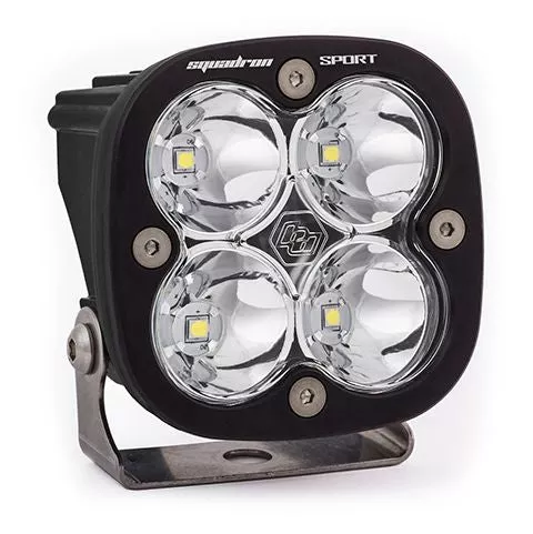Baja Designs Auxiliary LED Light Pod Each Squadron Sport Series Spot Pattern Clear Lens Universal 550001