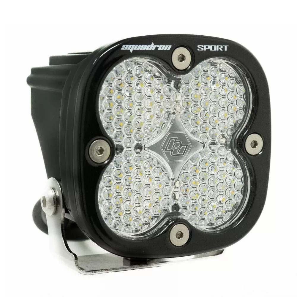 Baja Designs Auxiliary LED Light Pod Each Squadron Sport Series Work/Scene Pattern Baja Amber Lens Universal 550016