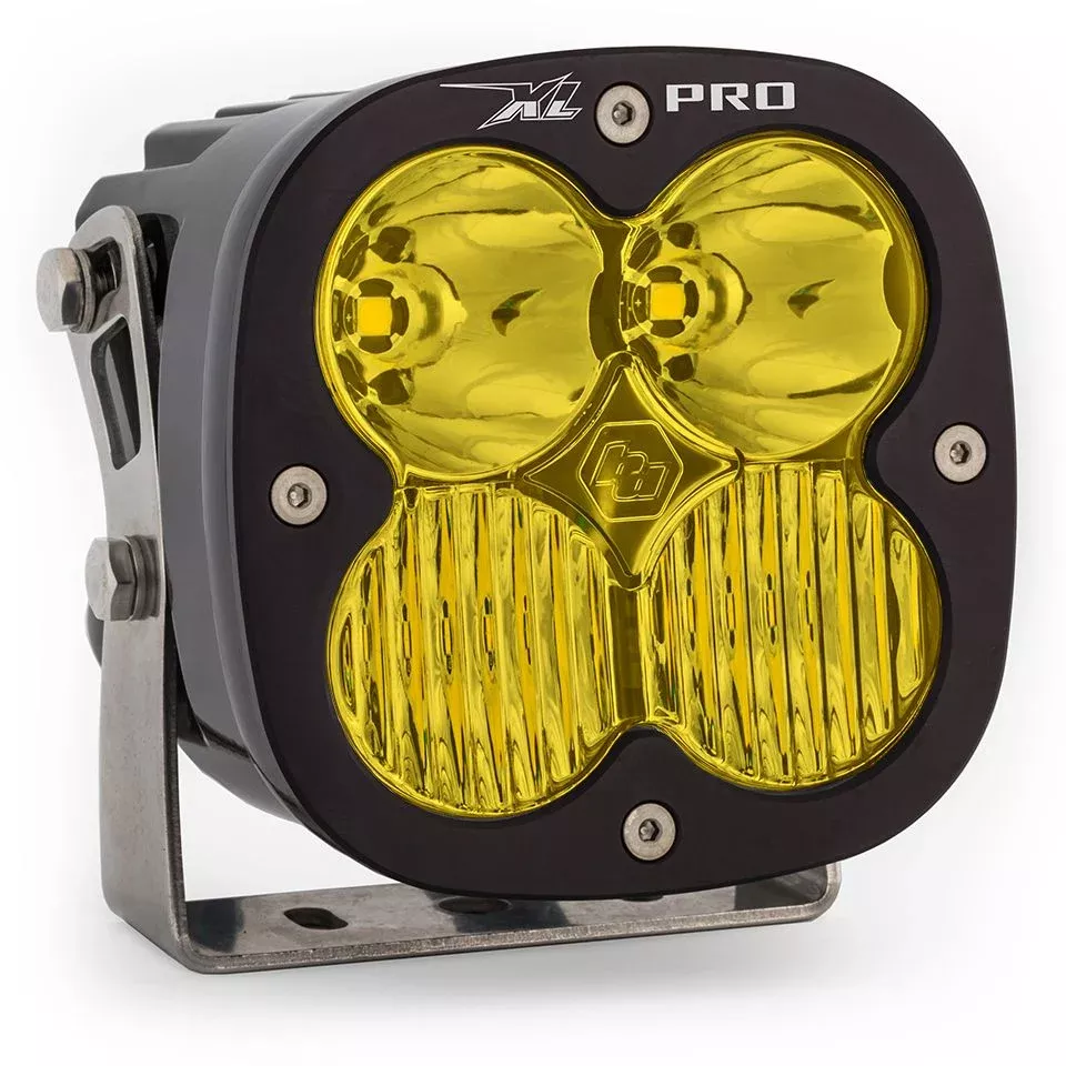 Baja Designs Auxiliary LED Light Pod Each XL Pro Series Driving/Combo Pattern Baja Amber Lens Universal 500013