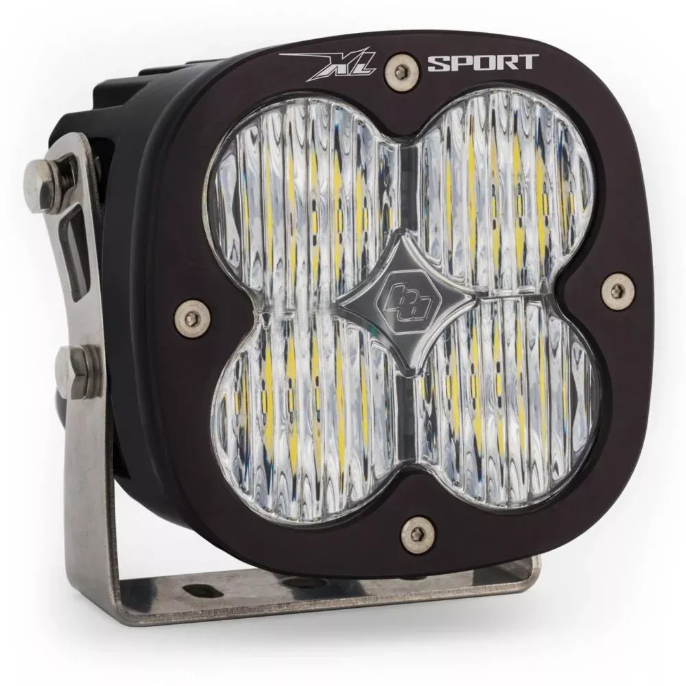 Baja Designs Auxiliary LED Light Pod Each XL Sport Series Wide Cornering Pattern Baja Amber Lens Universal 560015