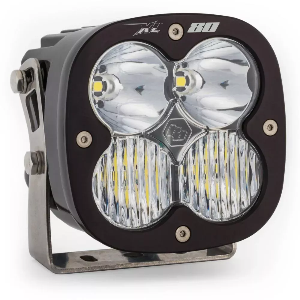 Baja Designs Auxiliary LED Light Pod Each XL80 Series Driving/Combo Pattern Clear Lens Universal 670003