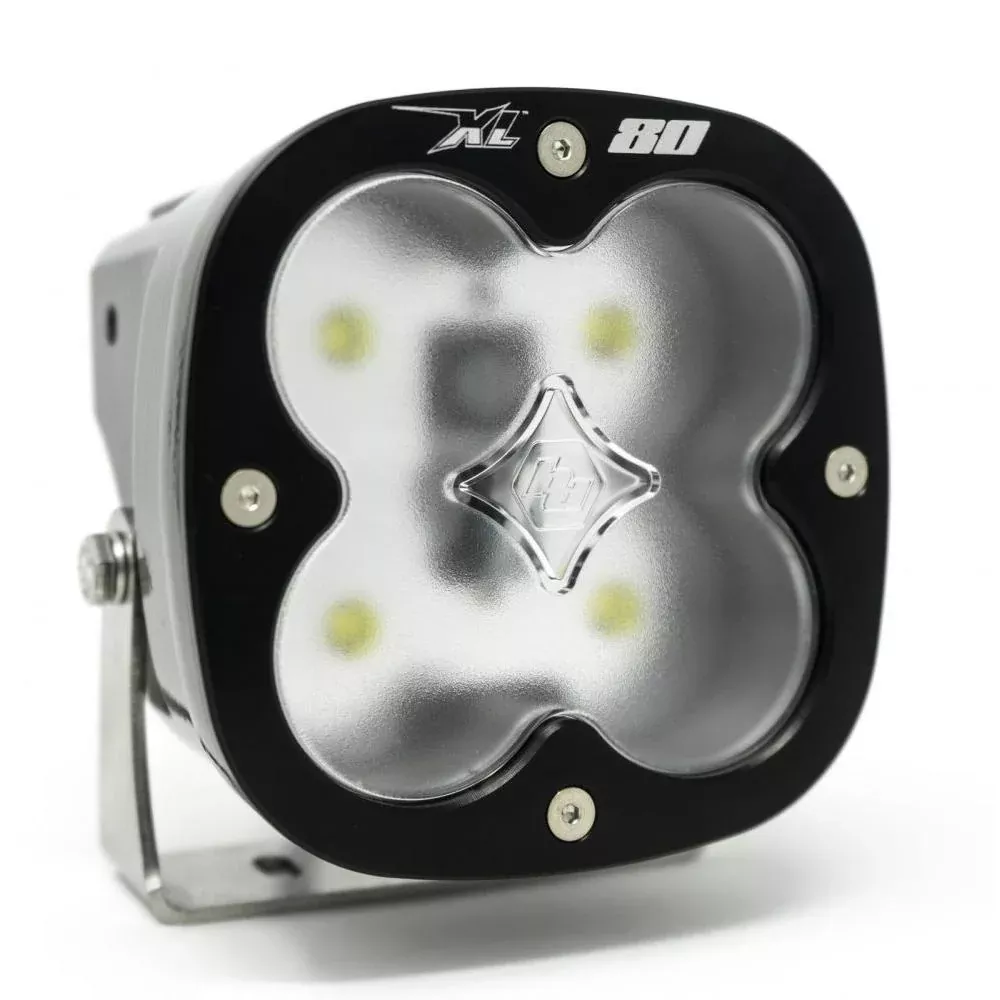 Baja Designs Auxiliary LED Light Pod Each XL80 Series Work/Scene Pattern Clear Lens Universal 670006