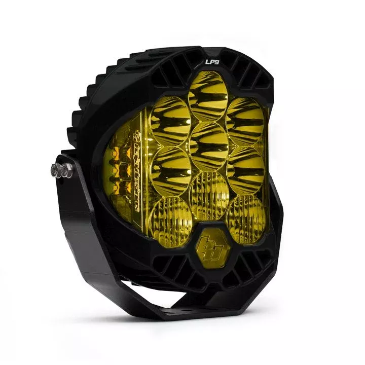 Baja Designs Auxiliary LED Light Pod LP9 Series Driving/Combo Pattern Baja Amber Lens Universal 350013