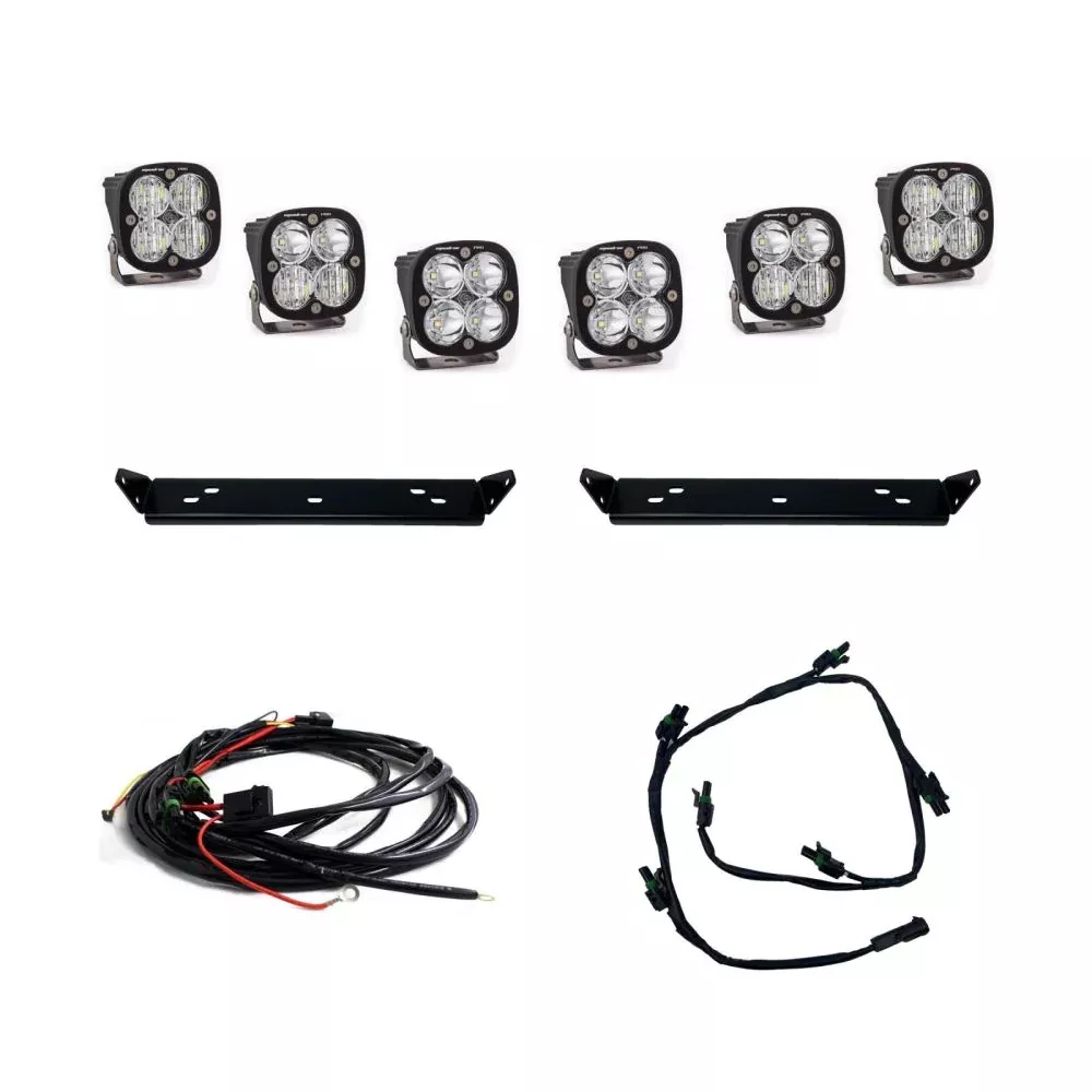 Baja Designs Behind Grille Light Kit Squadron Pro Series Multi Pattern Clear Lens 448062