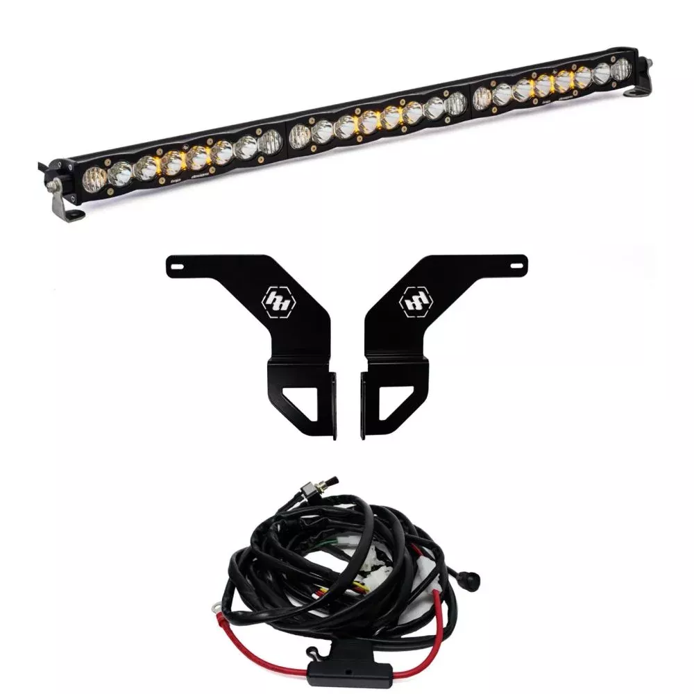 Baja Designs Bumper LED Light Kit 30 inch S8 Series Driving/Combo Pattern Clear Lens 447803