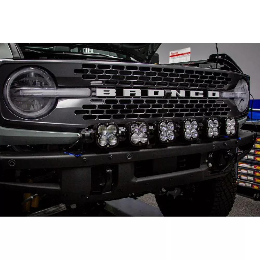 Baja Designs Bumper LED Light Kit XL Linkable Series Multi Pattern Clear Lens Upfitter Wiring 447732UP