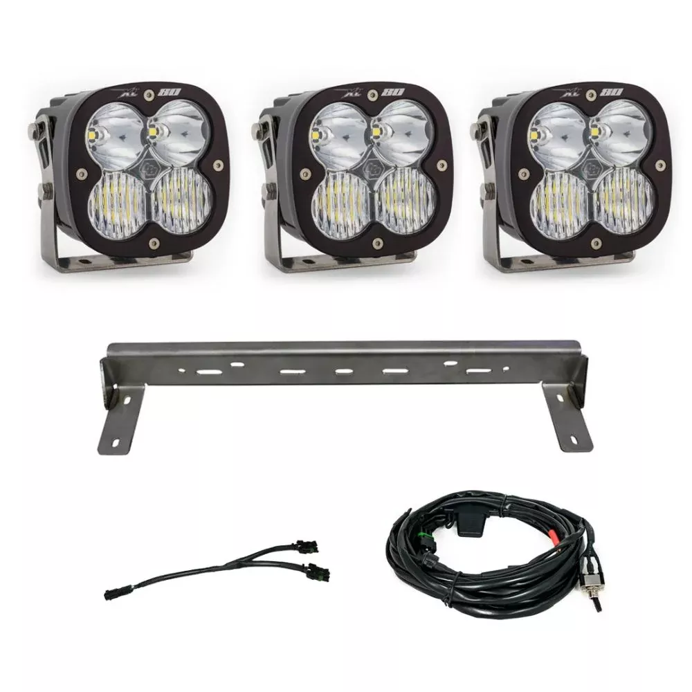 Baja Designs Bumper LED Light Kit XL80 Series Driving/Combo Pattern Clear Lens 447842