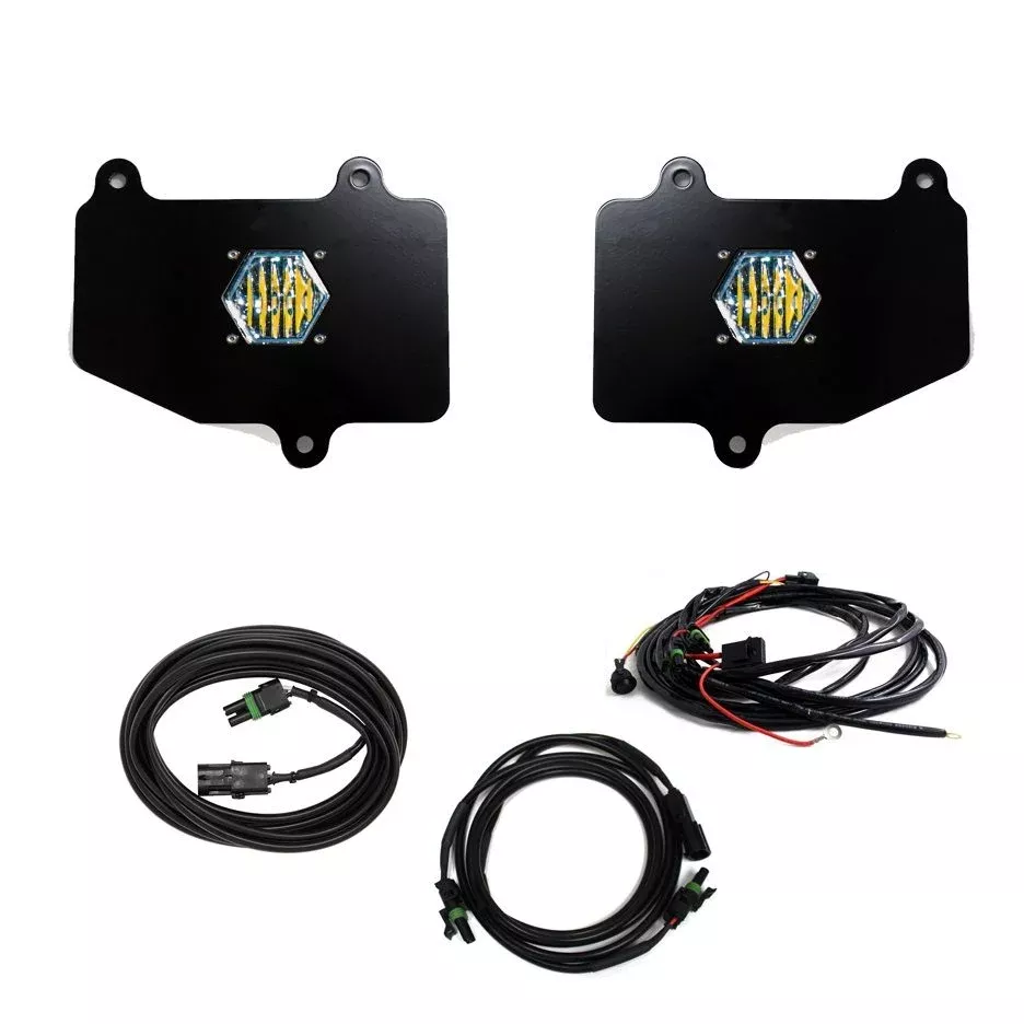 Baja Designs Dual S1 Series Wide Cornering Pattern Clear Lens Toggle Wiring 447652