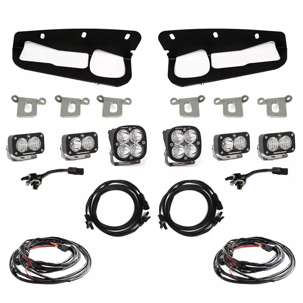 Baja Designs Fog Pocket Light Kit Dual S2 Series Multi Pattern Clear Lens Toggle Wiring 447763