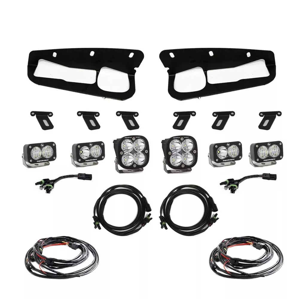 Baja Designs Fog Pocket Light Kit S2 Sport Series Multi Pattern Clear Lens Toggle Wiring 447760