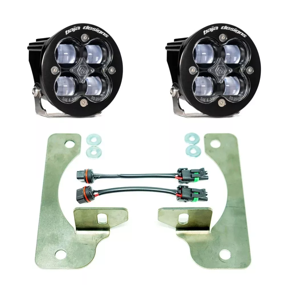 Baja Designs Fog Pocket Light Kit Squadron-R Series SAE Pattern Clear Lens 447621