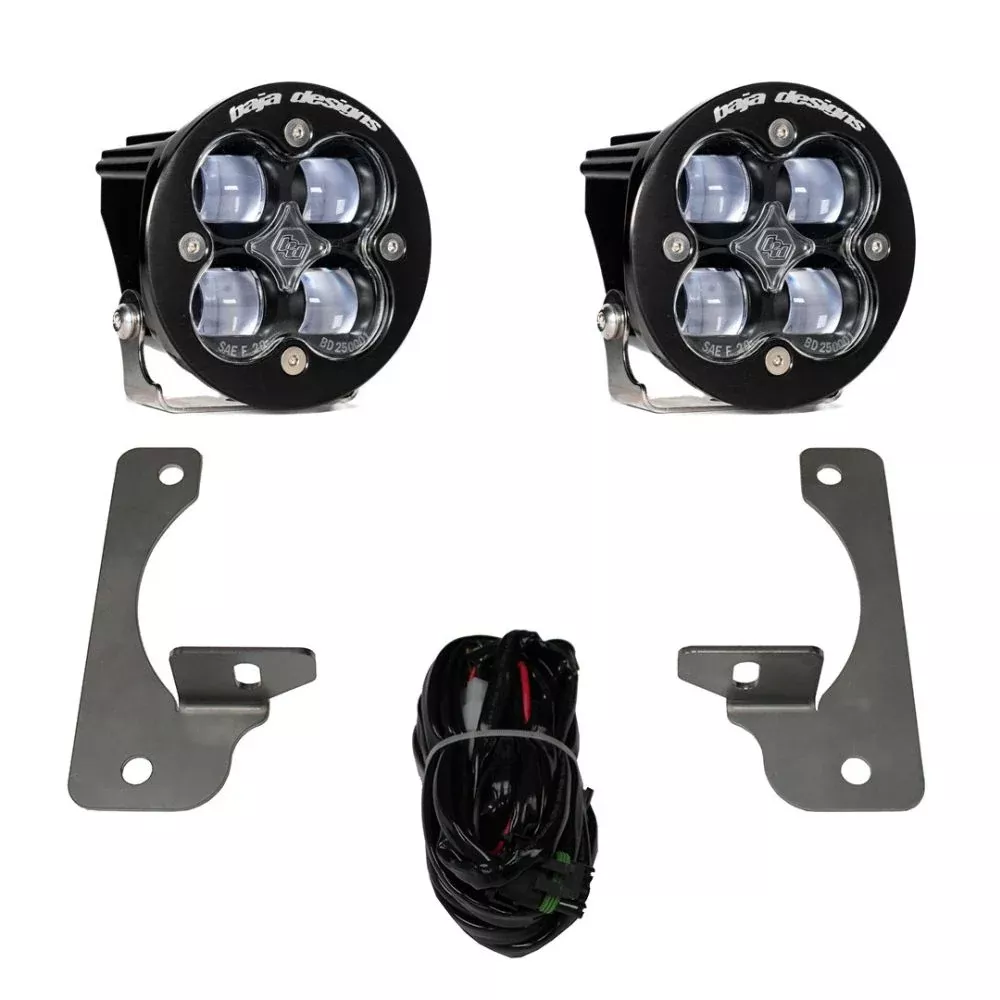 Baja Designs Fog Pocket Light Kit Squadron-R Series SAE Pattern Clear Lens 448144