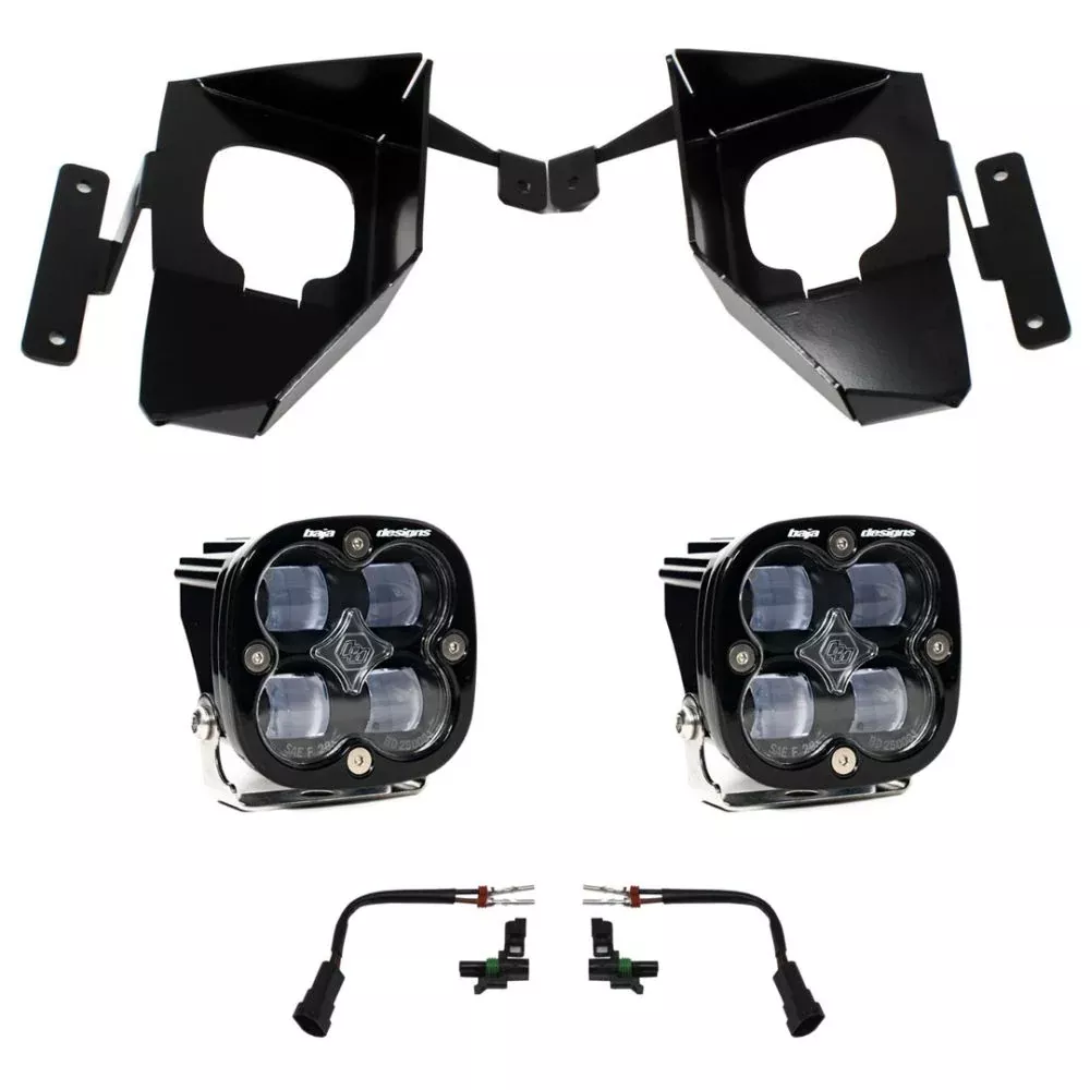 Baja Designs Fog Pocket Light Kit Squadron Series SAE Pattern Clear Lens 447534