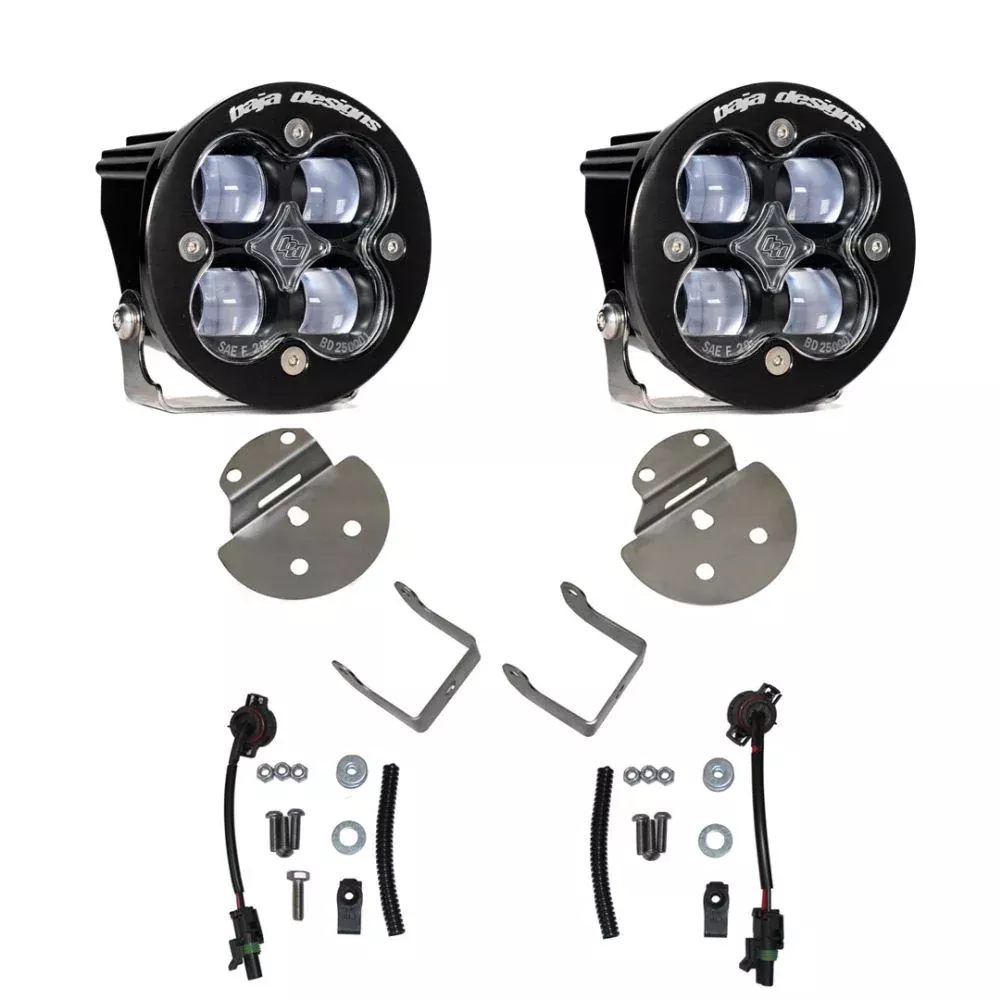 Baja Designs Fog Pocket Light Kit Squadron Series SAE Pattern Clear Lens 447615