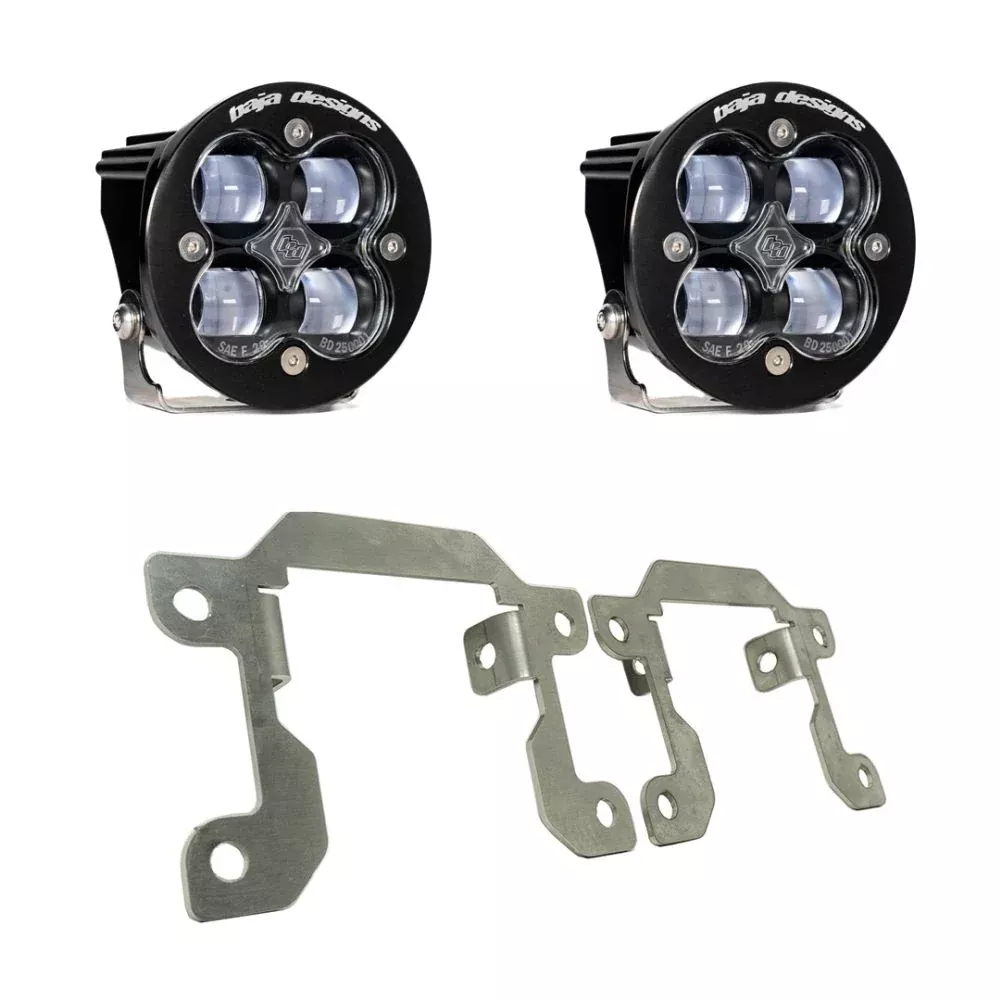 Baja Designs Fog Pocket Light Kit Squadron Series SAE Pattern Clear Lens 447616