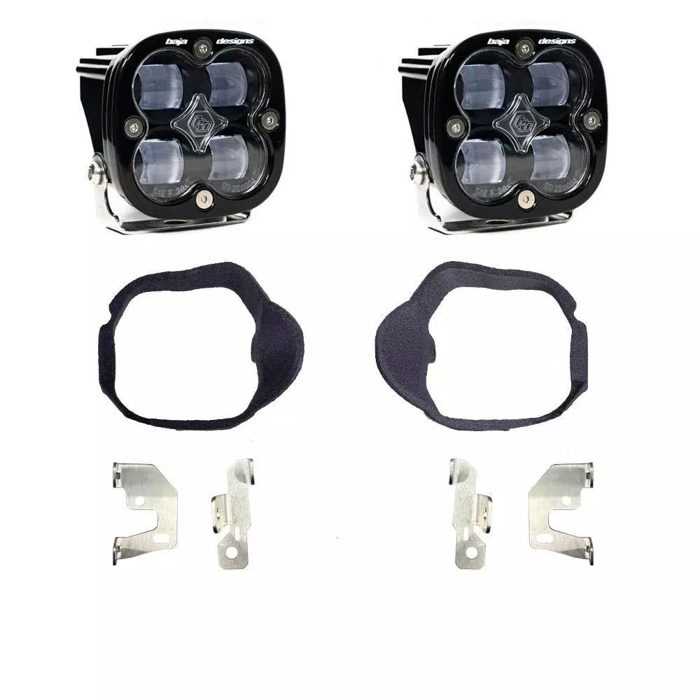 Baja Designs Fog Pocket Light Kit Squadron Series SAE Pattern Clear Lens 448129