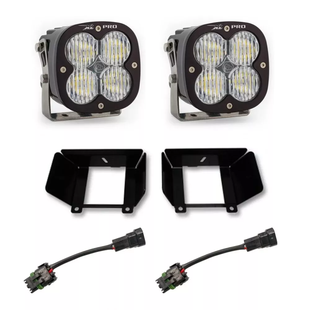 Baja Designs Fog Pocket Light Kit XL Pro Series Wide Cornering Pattern Clear Lens 447784