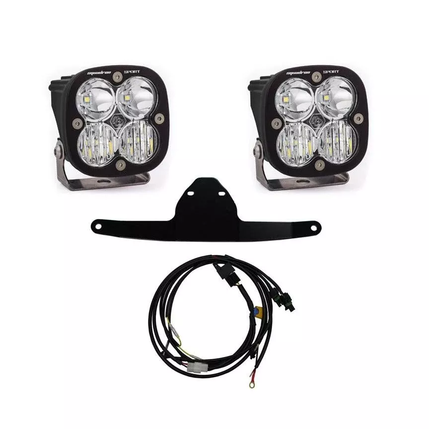 Baja Designs Frame Light Kit Squadron Sport Series Driving/Combo Pattern Clear Lens 447027
