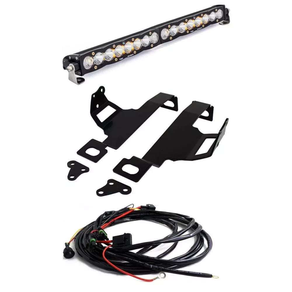 Baja Designs Front Bumper Light Kit Each 20 inch S8 Series Driving/Combo Pattern Clear Lens 447791