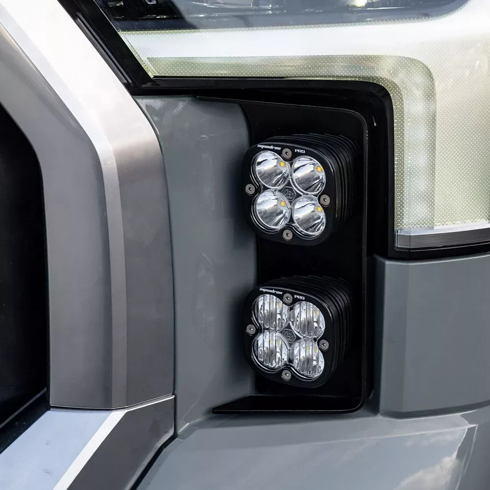 Baja Designs Front Vent Light kit Squadron Pro Series Multi Pattern Clear Lens 448128