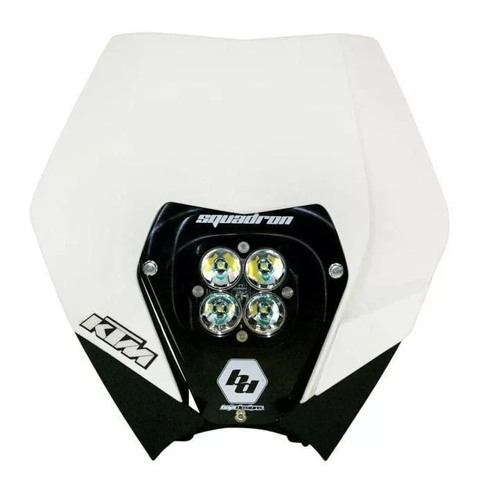 Baja Designs Headlight Kit A/C Converter Squadron Pro Series Driving/Combo Pattern Clear Lens 497041AC