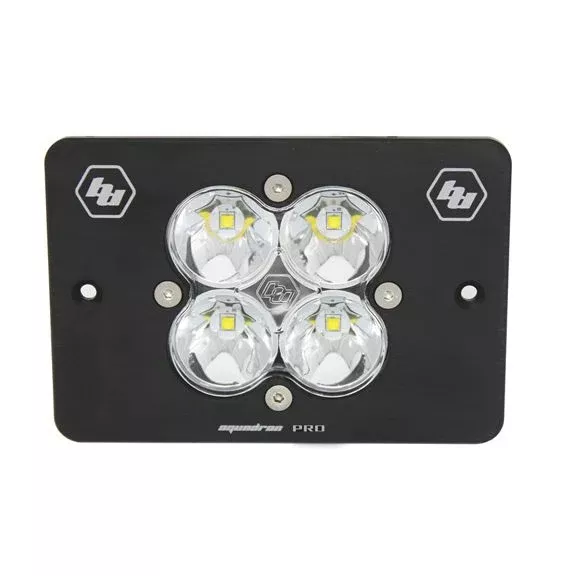 Baja Designs Headlight Kit Dual Sport Squadron Pro Series Spot Pattern Clear Lens Universal 123001