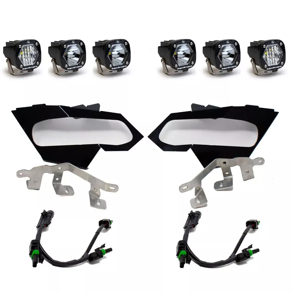Baja Designs Headlight Kit S1 Series Multi Pattern Clear Lens 447075