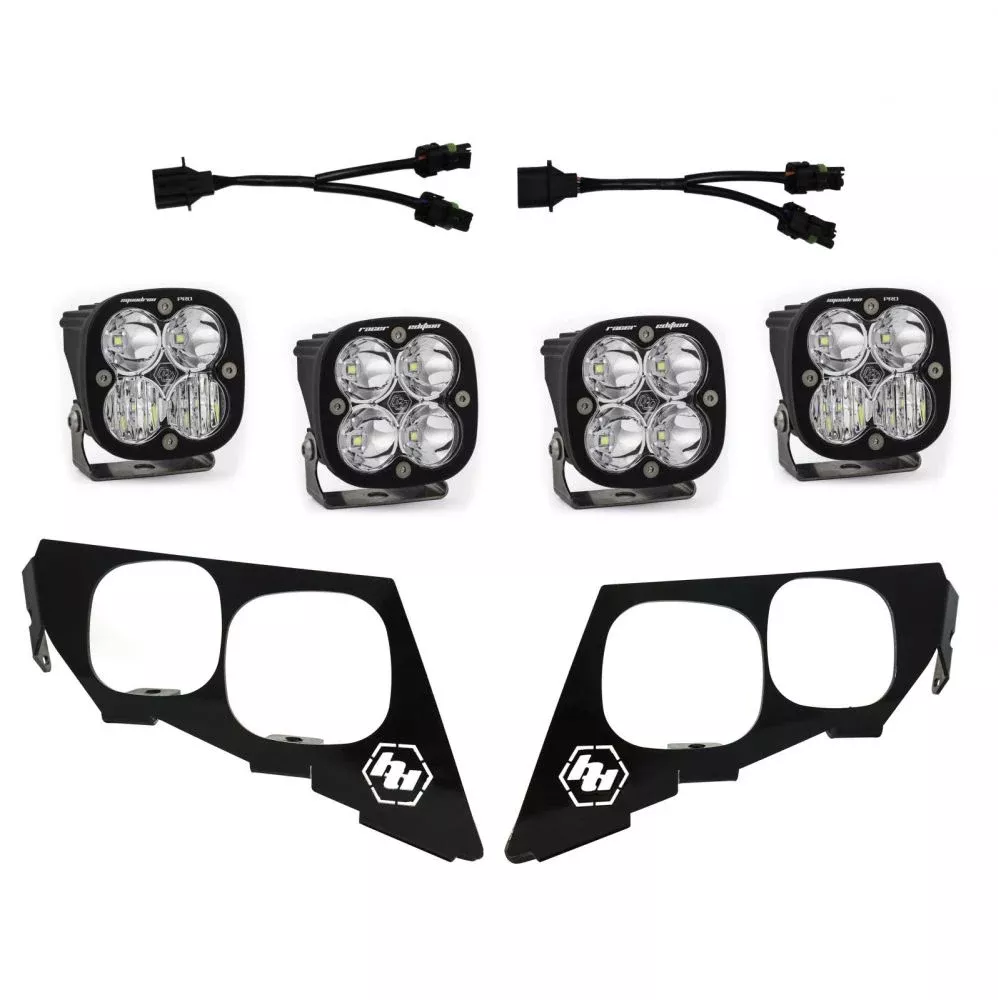 Baja Designs Headlight Kit Squadron Pro / Racer Series Multi Pattern Clear Lens 447014