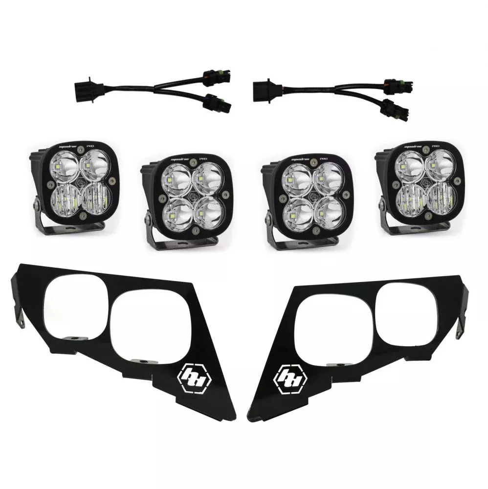 Baja Designs Headlight Kit Squadron Pro Series Multi Pattern Clear Lens 447095