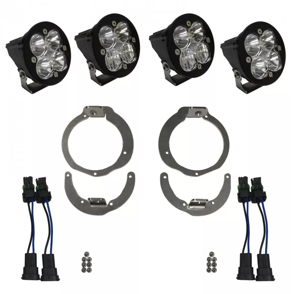 Baja Designs Headlight Kit Squadron-R Sport Series Multi Pattern Clear Lens 447009