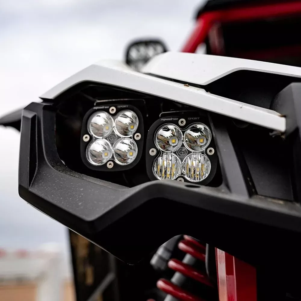 Baja Designs Headlight Kit Squadron Sport Series Multi Pattern Clear Lens 447145