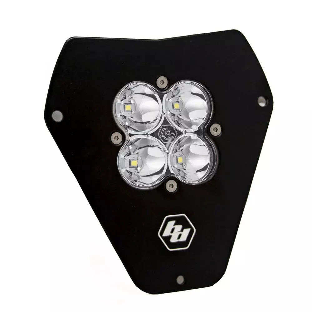 Baja Designs Headlight Kit Squadron Sport Series Spot Pattern Clear Lens 557051