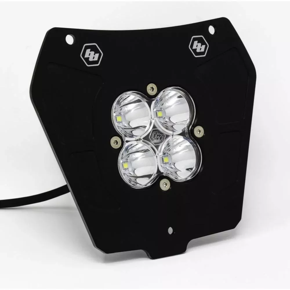 Baja Designs Headlight Kit Squadron Sport Series Spot Pattern Clear Lens 557081