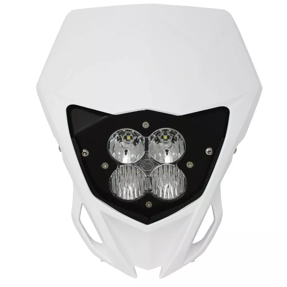 Baja Designs Headlight Kit White Shell XL Pro Series Driving/Combo Pattern Clear Lens 507000