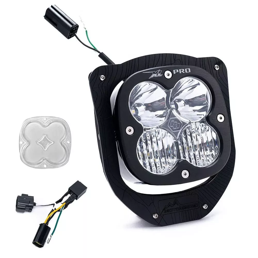 Baja Designs Headlight Kit With Hi-Lo Harness XL Pro Series Driving/Combo Pattern Clear Lens 507109