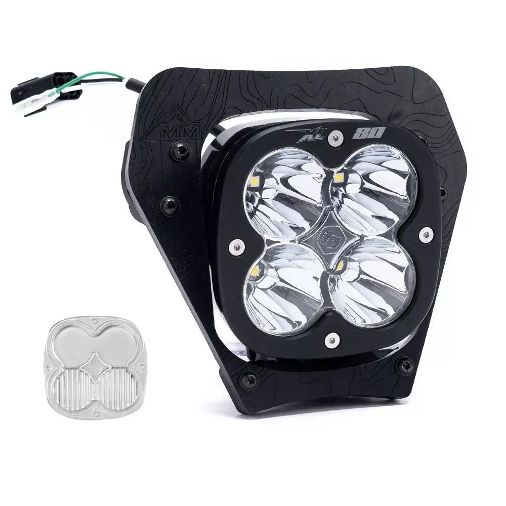 Baja Designs Headlight Kit XL80 Series Spot Pattern Clear Lens 677100