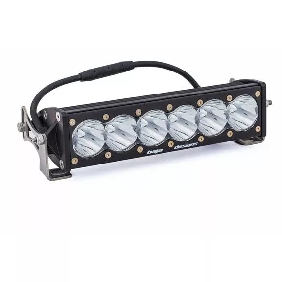 Baja Designs LED Light Bar 10 inch OnX6 Series Spot Pattern Clear Lens Universal 451001