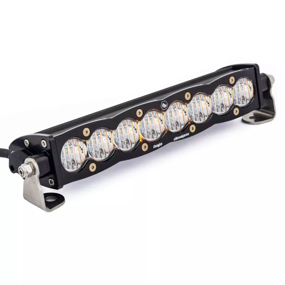 Baja Designs LED Light Bar 10 inch S8 Edition Wide Cornering Pattern Clear Lens Universal 701004