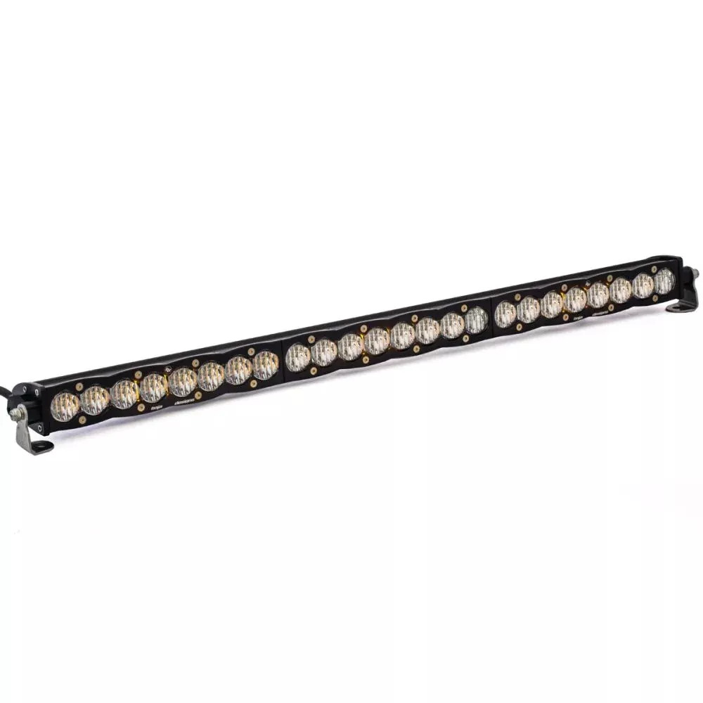Baja Designs LED Light Bar 30 inch S8 Edition Wide Cornering Pattern Clear Lens Universal 703004