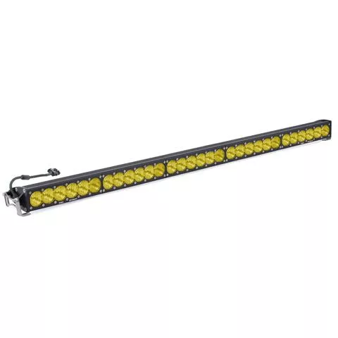 Baja Designs LED Light Bar 50 inch OnX6 Series Wide Cornering Pattern Baja Amber Lens Universal 455014