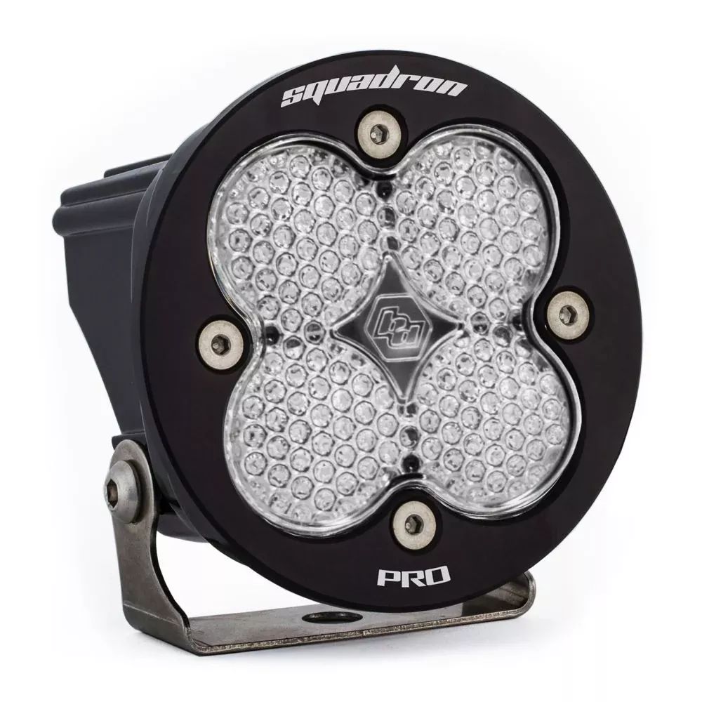 Baja Designs LED Light Pod Each Squadron-R Pro Series Work/Scene Pattern Clear Lens Universal 590006